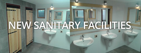 New sanitary facilities